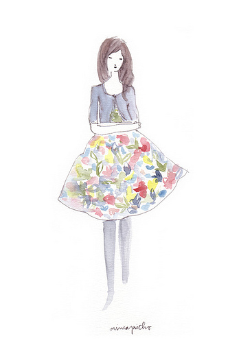 2440008949_5280b1a734 miss Capricho fashion illustrations | simple pretty