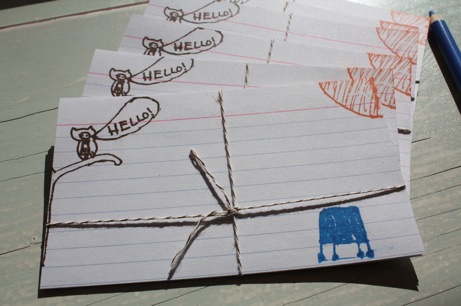 hello cards by grace with help from small square design | simple pretty