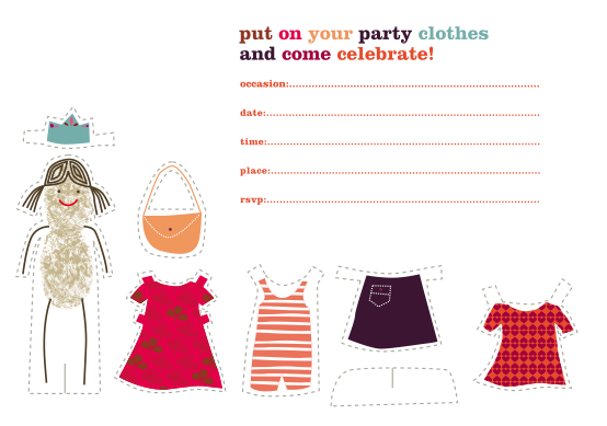 egg press downloadable party invites for cookie magazine | simple pretty