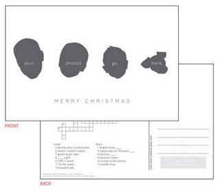 lisa rupp christmas postcard | simple pretty