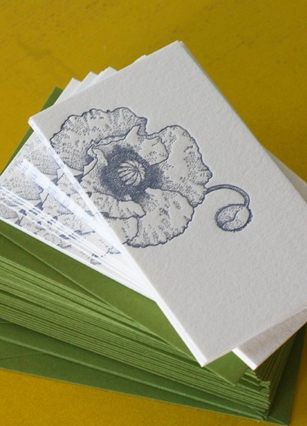 il_430xn61551005 dingbat press poppy mini notes | simple pretty
