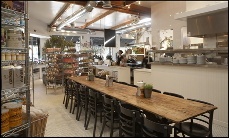 joansonthirdtable1 joan's on third interior | simple pretty