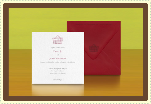 alice-louise press picnic-themed wedding suite | simple pretty