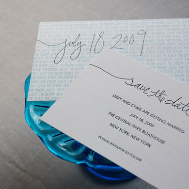 linda and harriett save-the-date | simple pretty