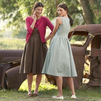 testms sundance catalog linen dress | simple pretty