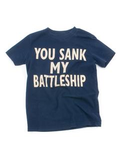 peek ... aren't you curious 'you sank my battleship' tee | simple pretty