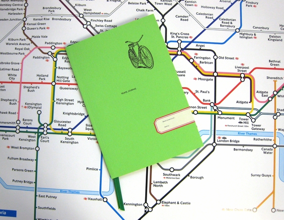 paper and cup bicycle journal | simple pretty