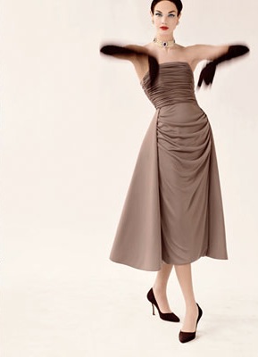vintage balenciaga dress at vogue.com | simple pretty