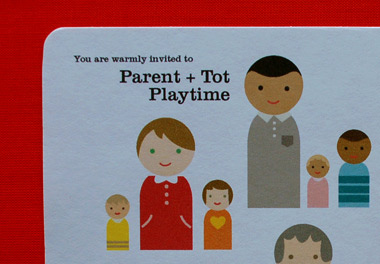 lovely design playtime invitations | simple pretty