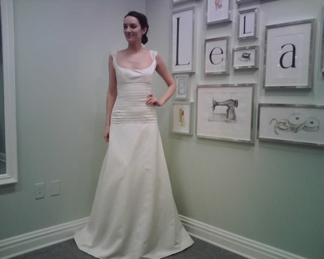 lela rose collection wedding gown | simple pretty