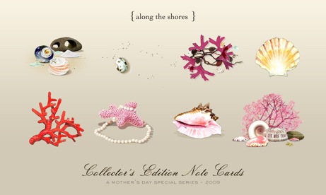 alongtheshores along the shores option for felix doolittle mother's day notecard set | simple pretty