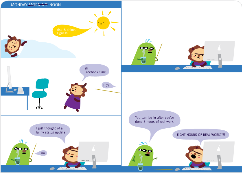 fomato facebook intervention card | simple pretty