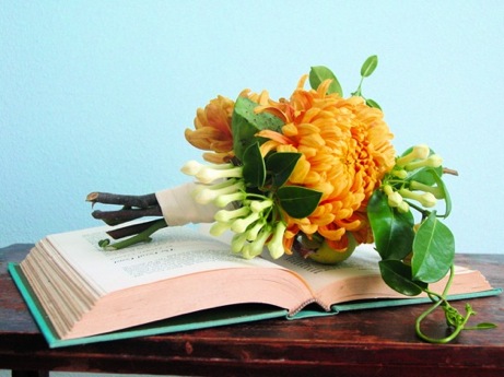 brown paper design flowers | simple pretty