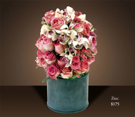 tic-tock 'zinc' flowers, los angeles | simple pretty