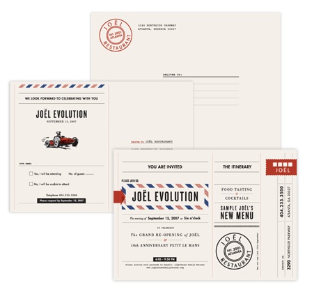 alvin diec invitation design for joël | simple pretty