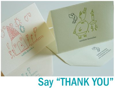 peculiar pair press custom letterpressed thank-you notes | simple pretty