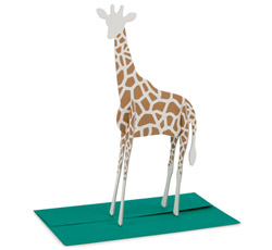 m_75482 giraffe animal postcard at MOMA | simple pretty