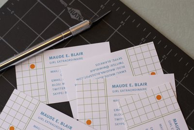 gabrielle blair (design mom) kids' calling cards | simple pretty