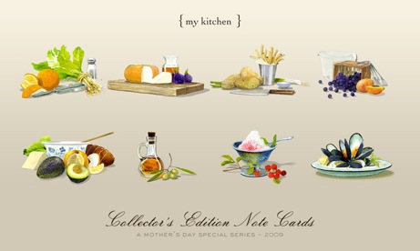 mykitchen my kitchen option for felix doolittle mother's day notecard set | simple pretty