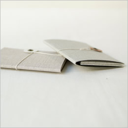 billet string-closure card case | simple pretty