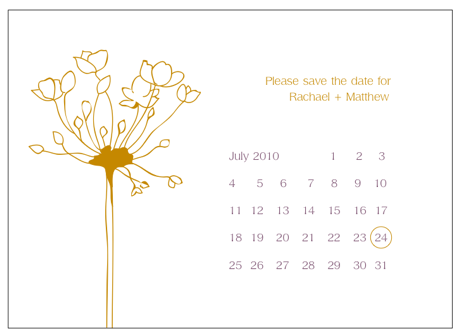 satsuma press wedding collection, allium save the date | simple pretty