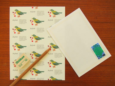 scandinavian letter set at present and correct | simple pretty