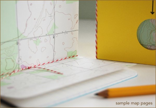 the petite press map booklets (sample map pages) | simple pretty