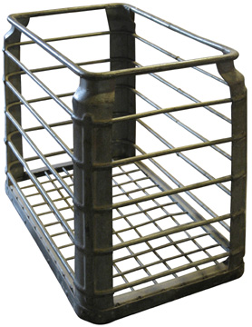 installations antiques dutch bottle carrier | simple pretty