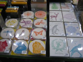 sesame1 sesame letterpress coasters and holiday cards, nss 2009 | simple pretty