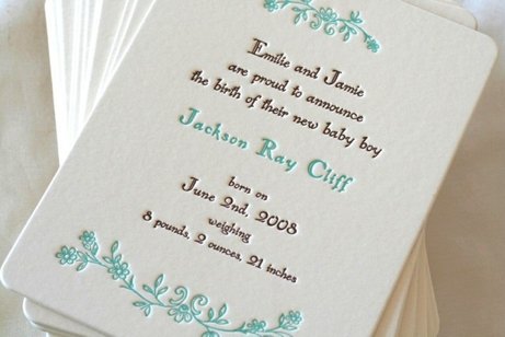 austin press primavera baby announcement | simple pretty