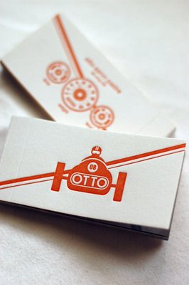 sideshow press otto birth announcement | simple pretty