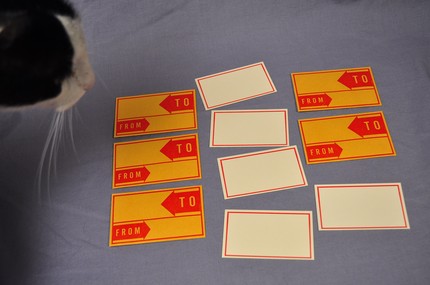 krank press letterpress tags | simple pretty