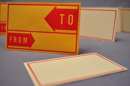 krank press letterpress tags | simple pretty