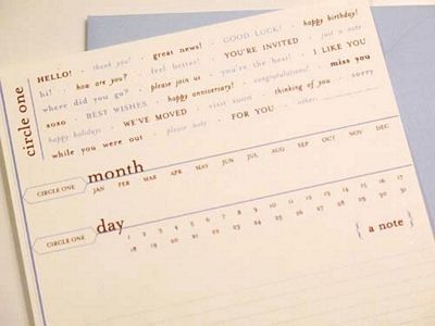 laurel denise 'one size fits all' card | simple pretty