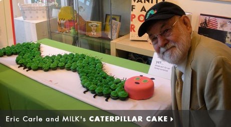 the milk shop: eric carle hungry caterpillar cake | simple pretty