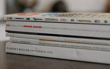 3818259799_4942a8f009 stack of magazines, september 2009 | simple pretty
