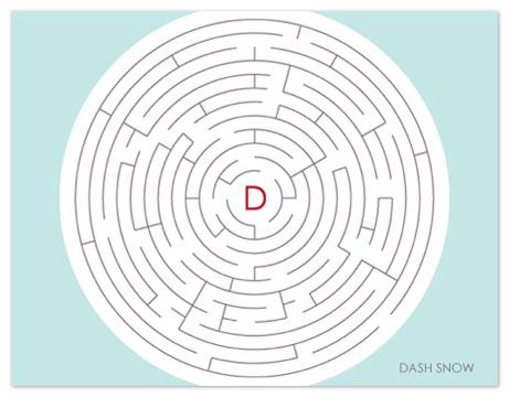 maze stationery at minted | simple pretty