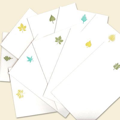 shop parcel letterpressed leaf notes | simple pretty