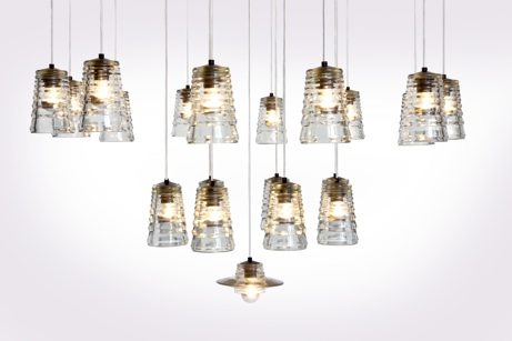 tom dixon pressed-glass lighting | simple pretty