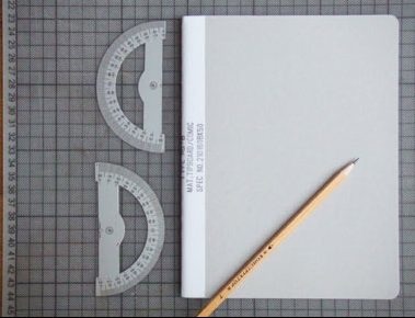 fabric bound notebook at present and correct | simple pretty