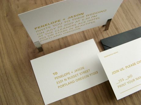 precious bugarin parcel invitation | simple pretty