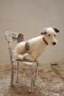 domenica more gordon dog on chair | simple pretty