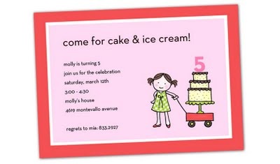 stacy claire boyd invitation | simple pretty