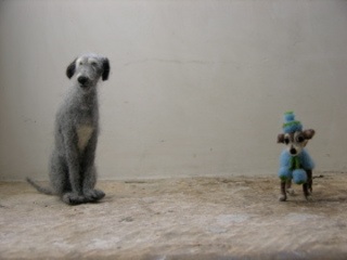domenica more gordon felted dogs | simple pretty