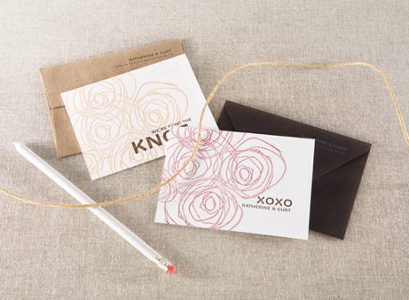 xoxo alee and press xoxo card | simple pretty