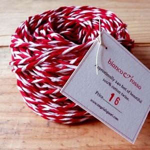 angela liguori, bianco and rosso twine at pod | simple pretty