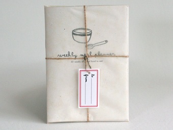 the small object weekly menu planner | simple pretty