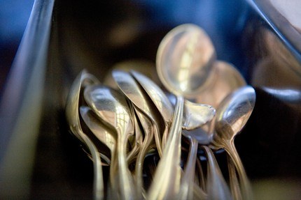 spoons clare barboza 'spoons' print | simple pretty