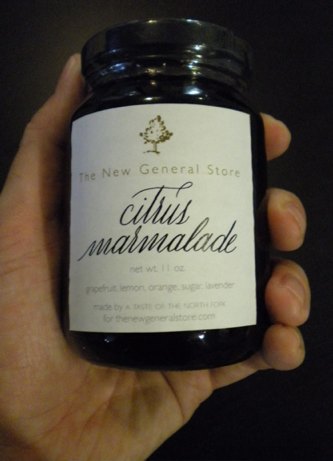 the new general store citrus marmalade, calligraphy by robert griffin | simple pretty