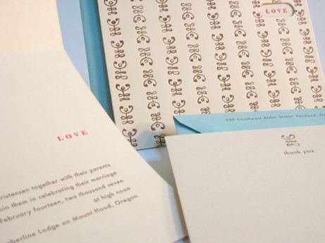 eggpress1 egg press 'swizzlesticks' invitation suite | simple pretty